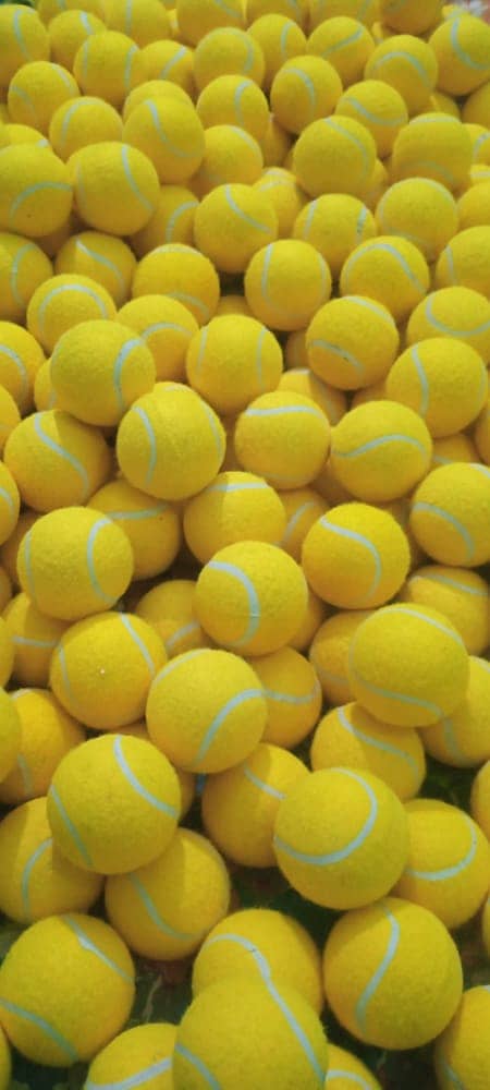 Cricket Tennis Ball, Tape Ball, Pure Rubber Quality Tennis ball, Balls 4
