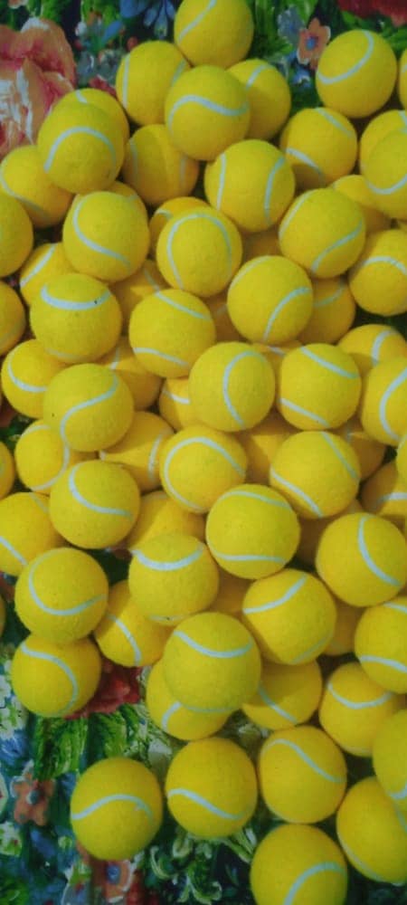 Cricket Tennis Ball, Tape Ball, Pure Rubber Quality Tennis ball, Balls 5