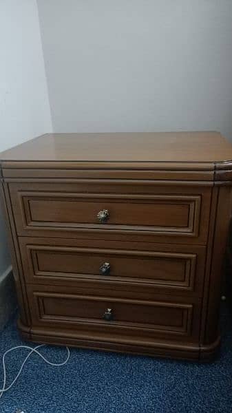 brand new pure sheeshm  single beds with side table 1