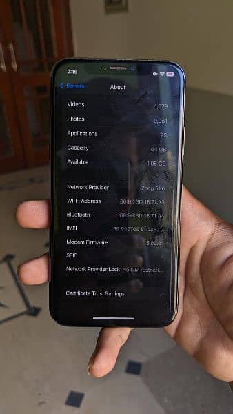 Iphone X 64gb Non Pta Waterpack 2