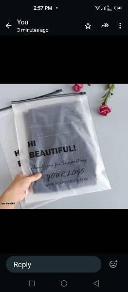 EVA Frosted packing bags 3