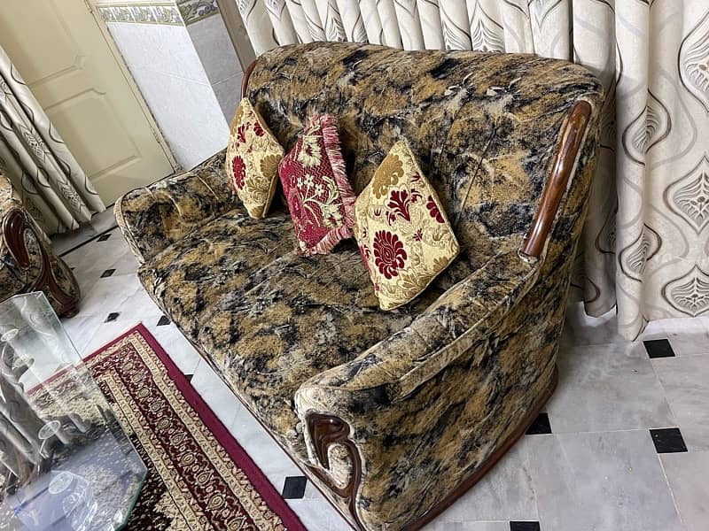 6 seat sofa set with original Turkish fabric 3