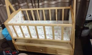 Imported Baby Cot With Swing