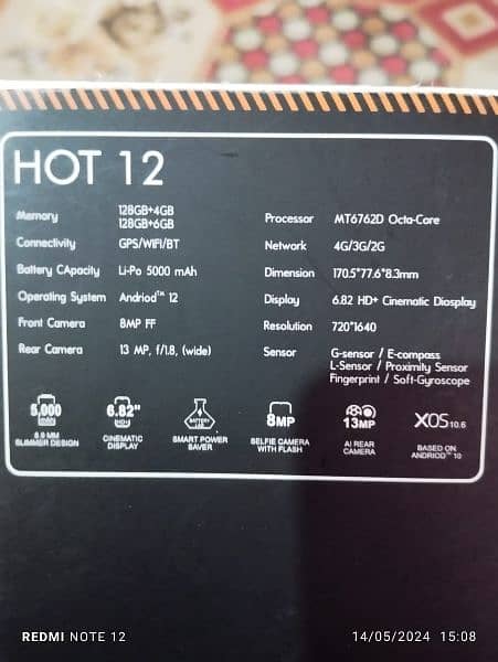 Infinix Hot 12 Play ( FreeFire Edition ) Best For Gaming 4