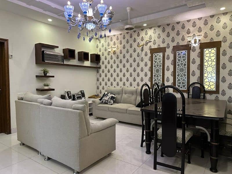 10 marla full furnished house available for rent in bahria town lahore 12