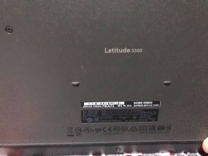 Dell laptop latitude 3300 core i5 8th generation 8 gb ram 256 ssd 7