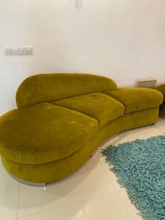Sofa Pair . Green Colour