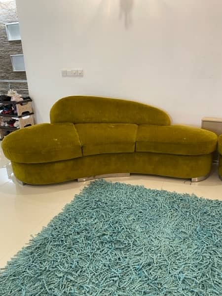 Sofa Pair . Green Colour 2