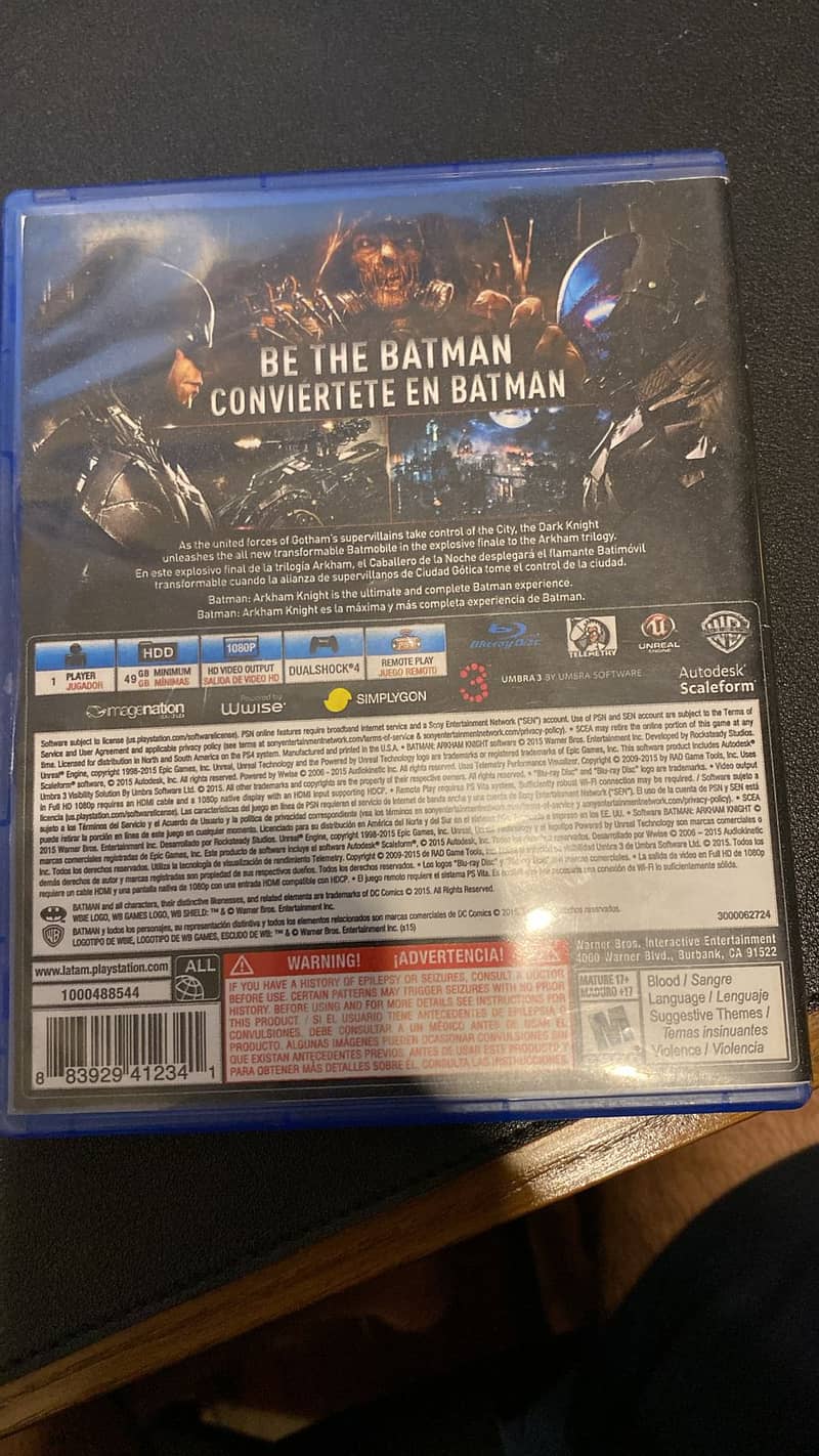 Batman Arkham Knight for PS4 3