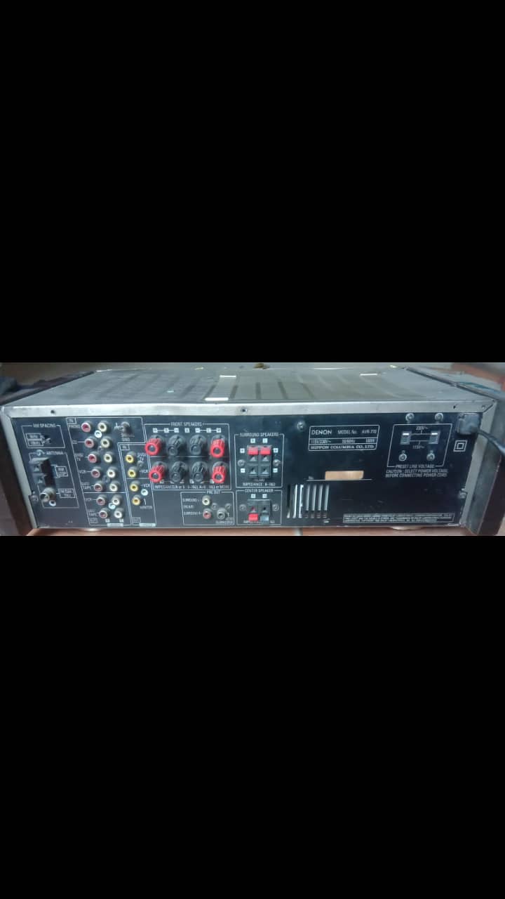 Original Denon AVR amplifier 4 chanal for sale ph. no. 0321.940. 89.03. 4