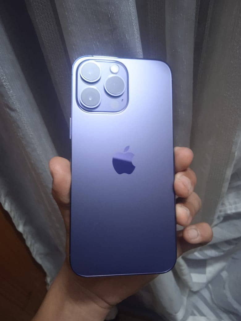 iPhone 14 Pro max 128gb Jv Deep purple Colour 4