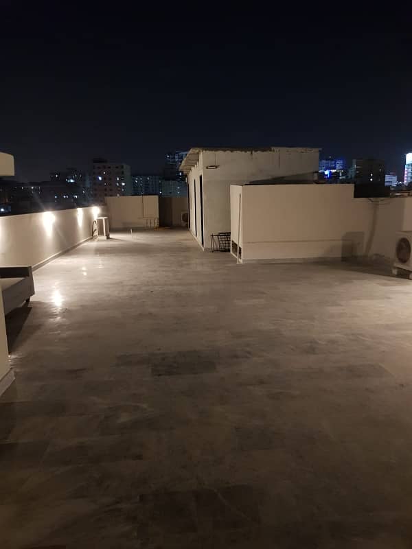 2 floor portion with roof at gulistan e johar karachi 18
