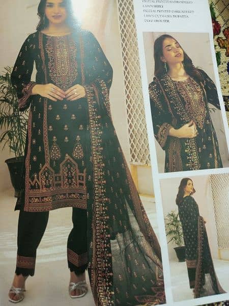 lawn stitched and un stitched branded suit 18