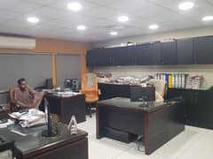 Fully Furnished Office For Rent At Sindhi Muslim Block A Main Shahra E Faisal Karachi
