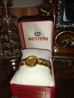 Western 22Karit Gold Plated Watch~ Imported Watch for Women 0