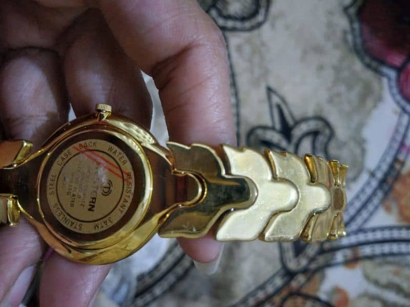 Western 22Karit Gold Plated Watch~ Imported Watch for Women 4