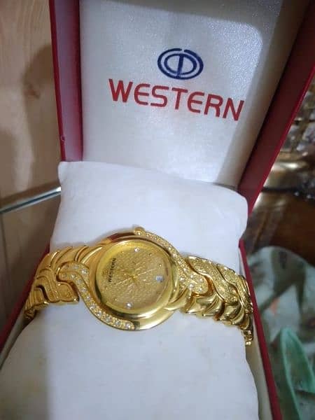 Western 22Karit Gold Plated Watch~ Imported Watch for Women 6