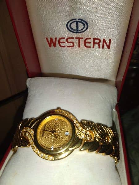 Western 22Karit Gold Plated Watch~ Imported Watch for Women 7