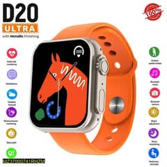 watch ultra 8 series, orange strap 0