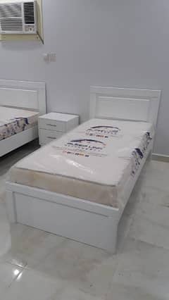 Baby Bed with Side table, Single Bed, Customized design, size & color.
