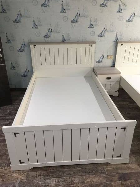 Baby Bed with Side table, Single Bed, Customized design, size & color. 5