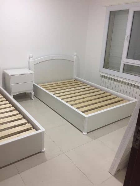 Baby Bed with Side table, Single Bed, Customized design, size & color. 8