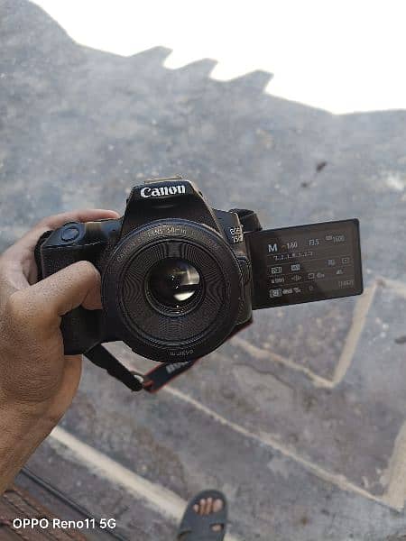 Canon 250d + 50mm f1.8 + 30mm f1.4 lense 2