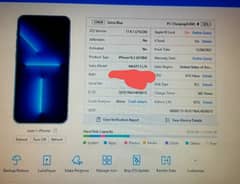 IPHONE 13 PRO MAX 128GB Sierra blue color