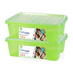 Appollo Clear Lock Storage Boxes - Bulk Only