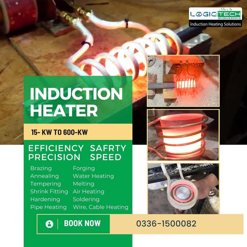 INDUCTION HEATER FOR INDUSTERIAL USE BY LOGIC TECH ENGINEERING 0