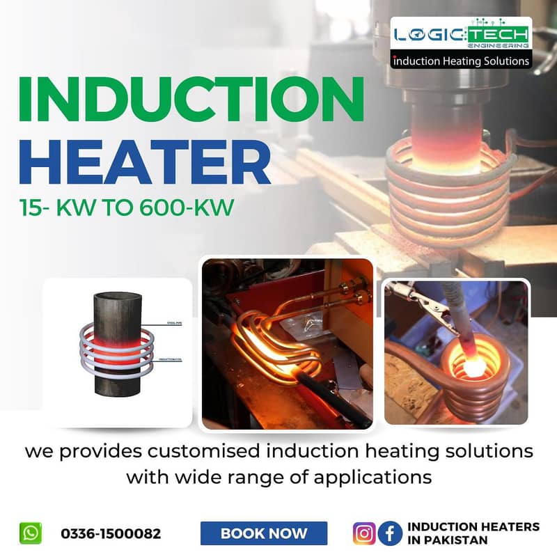 INDUCTION HEATER FOR INDUSTERIAL USE BY LOGIC TECH ENGINEERING 2