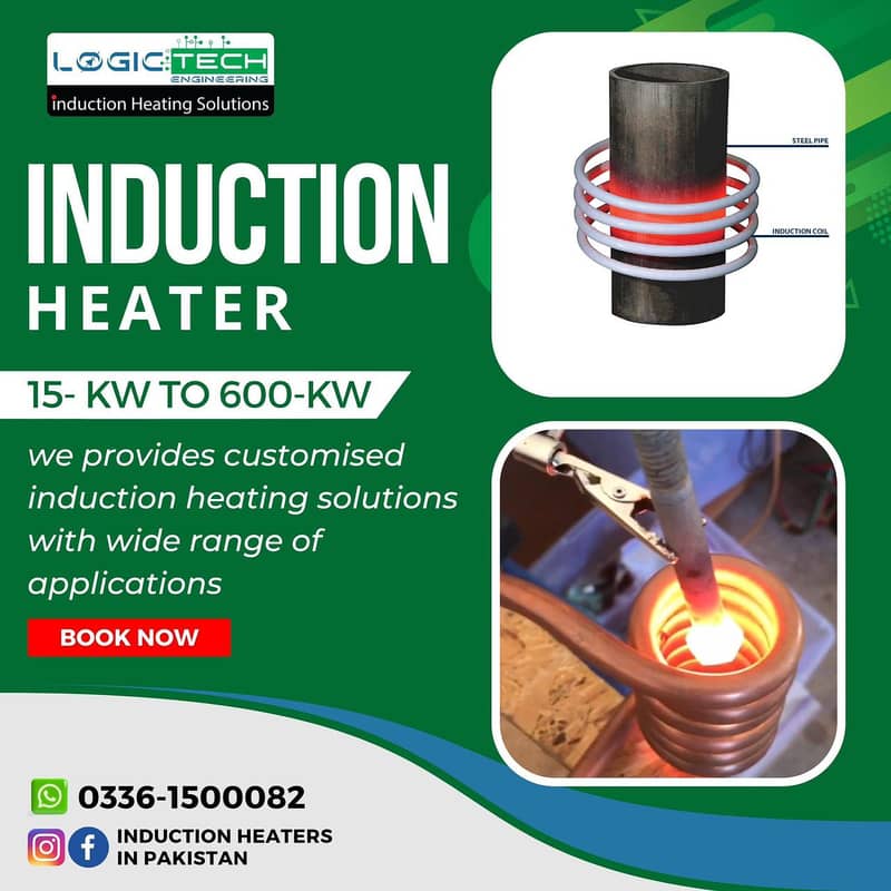 INDUCTION HEATER FOR INDUSTERIAL USE BY LOGIC TECH ENGINEERING 5