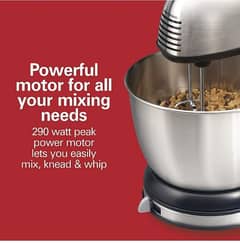 Bear 2 in 1 Classic Stand & Hand Mixer 5-Speed QuickBurst with Bowl