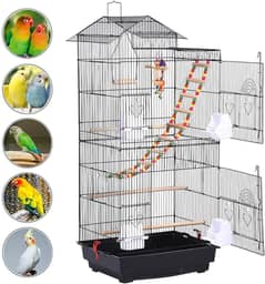 Parrot Bird Cage Roof Top Large Flight