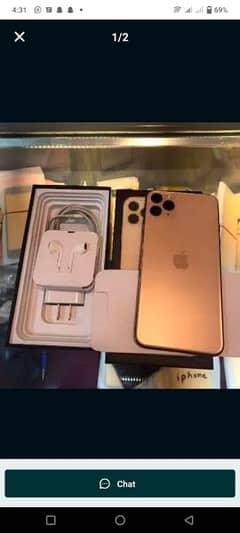 Iphone 11 pro max 256 GB PTA approved my WhatsApp number 03473694899 0