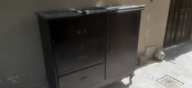 Wooden Heavy / Solid / OLD - Cupboard / Almari 0