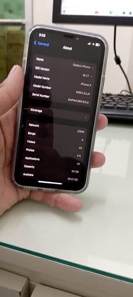 Iphone X 64gb PTA Approved 7