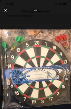 Dart board home game 17 inches 0