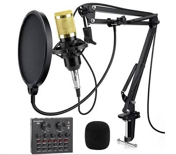 Studio Home recording Mic set, youtube singing voice over microphone 0