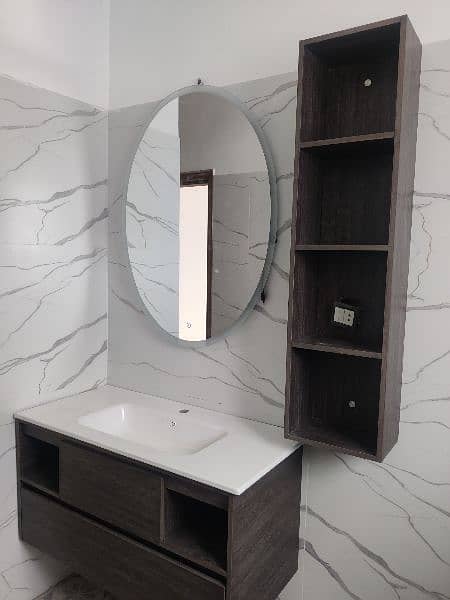 Marble Texture/ Bathroom Vanities/ PVC ceramic basin/ 10