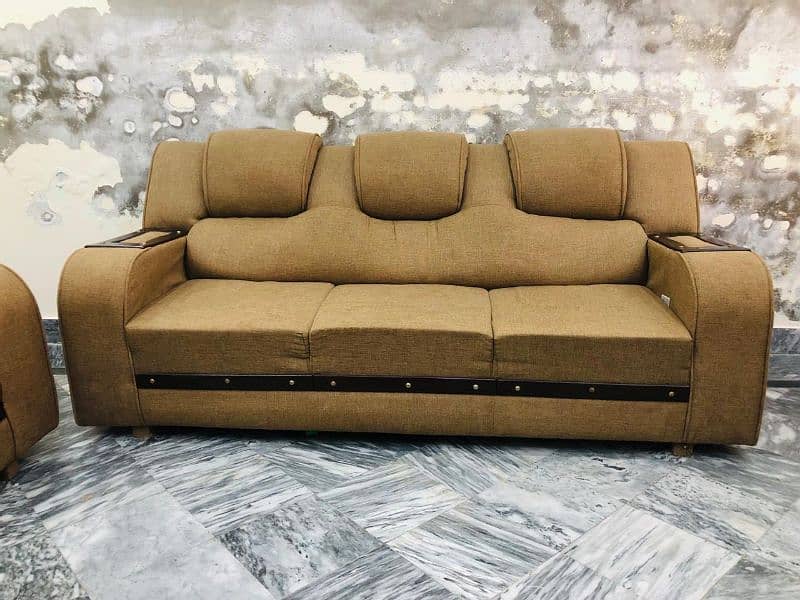 6 seater sofa set new condition 5