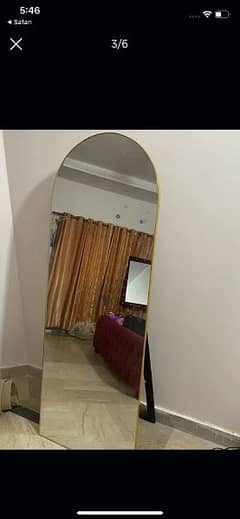 u shaped standing mirror 0