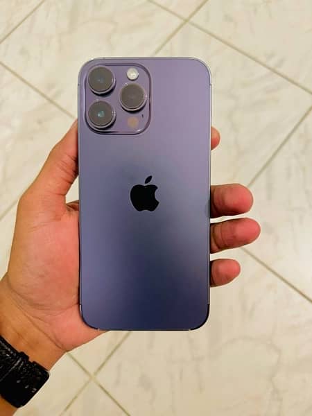 iphone 14 pro max deep purple 128gb pta approved 2