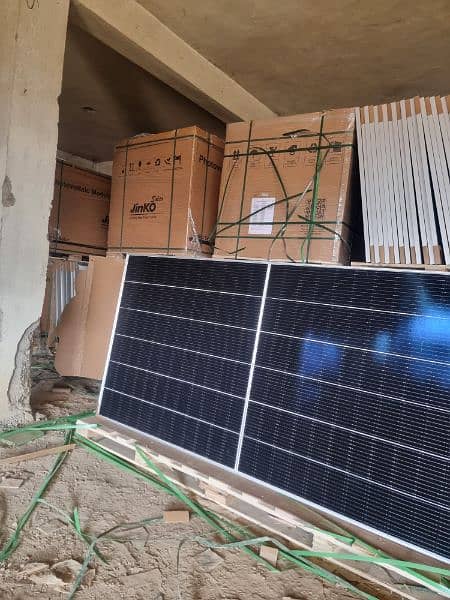 solar panels jinko N type 580 0