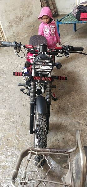 70cc bike modified ki hea engin k parts k sath sath har chiz  new dali 1