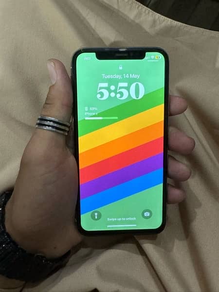 IPhone X 64GB pta Approved 0