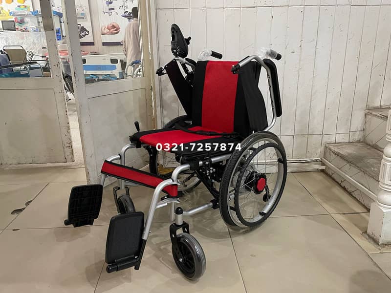 wheel chair automatic/ electric wheel chair patient wheel chair avai 9
