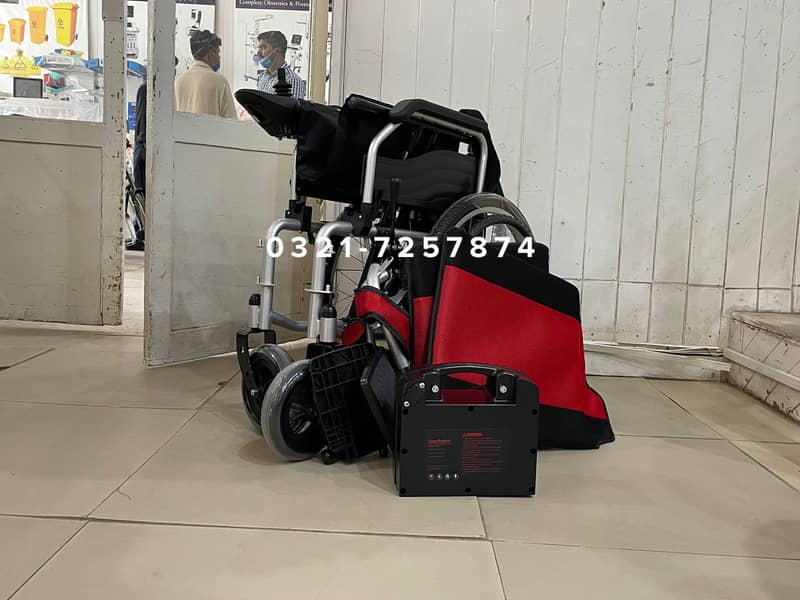 wheel chair automatic/ electric wheel chair patient wheel chair avai 14