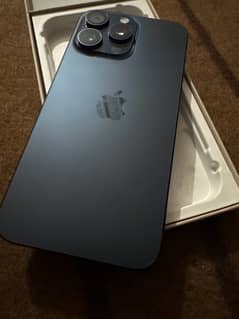 iPhone 15 Promax blue titanium 512GB