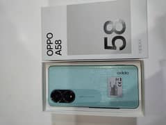 Oppo A58 8gb ram 128gb rom with box and original charger